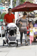 Jessica Alba and her Cabbage Patch out in Beverly Hills