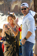 *EXCLUSIVE* LeAnn and Eddie do Boo at The Zoo with the boys