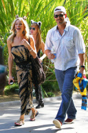 *EXCLUSIVE* LeAnn and Eddie do Boo at The Zoo with the boys
