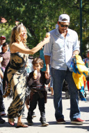 *EXCLUSIVE* LeAnn and Eddie do Boo at The Zoo with the boys