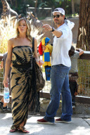 *EXCLUSIVE* LeAnn and Eddie do Boo at The Zoo with the boys