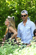 *EXCLUSIVE* LeAnn and Eddie do Boo at The Zoo with the boys