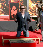 Mickey Rourke Hand and Footprint Ceremony, Los Angeles, America - 31 Oct 2011