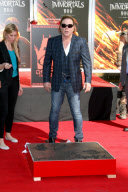 Mickey Rourke Hand and Footprint Ceremony, Los Angeles, America - 31 Oct 2011