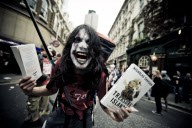 Occupy London's Zombie March