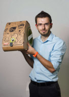 Vax ev cardboard vacuum cleaner, Britain - 13 Oct 2011