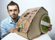 Vax ev cardboard vacuum cleaner, Britain - 13 Oct 2011