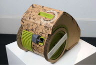 Vax ev cardboard vacuum cleaner, Britain - 13 Oct 2011
