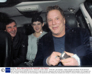 Mickey Rourke and Joe Calzaghe at the C restaurant, London, Britain - 9 Feb 2011