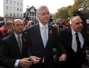 Julian Assange extradition hearing, High Court, London, Britain - 02 Nov 2011