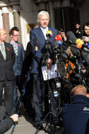 Julian Assange loses appeal against extradition to Sweden, Royal Courts of Justice, London, Britain - 02 Nov 2011