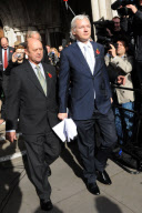 Julian Assange loses appeal against extradition to Sweden, Royal Courts of Justice, London, Britain - 02 Nov 2011