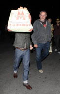 Elijah Wood sees Stevie Wonder at The Hollywood Bowl