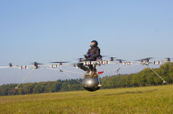German Engineers Achieve The First Manned Electric Multicopter Flight, Germany  - Nov 2011