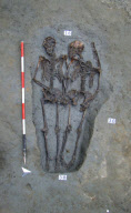 Skeletal remains of a Roman-era couple reveal the pair has been holding hands for 1500 years, Italy  - 02 Nov 2011