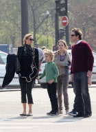 Uma Thurman, Arpad Busson And Kids Enjoy Holiday Time Together