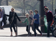 Uma Thurman, Arpad Busson And Kids Enjoy Holiday Time Together