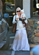 Pink and Baby Willow Match in White while Grabbing Coffee