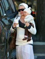 Pink and Baby Willow Match in White while Grabbing Coffee