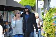 Russell Brand and His Mom Go Shopping on Larchmont