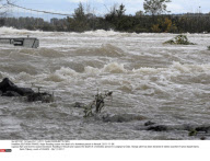 SOUTHERN FRANCE: Major flooding causes the death of a homeless person in Herault. 2011-11-06