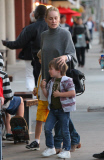 *EXCLUSIVE* Sharon Stone takes her boys for Pinkberry