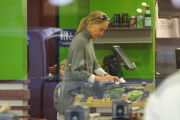 *EXCLUSIVE* Sharon Stone takes her boys for Pinkberry