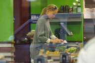 *EXCLUSIVE* Sharon Stone takes her boys for Pinkberry