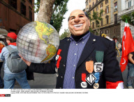 ROME : DEMO AGAINST BERLUSCONI'S RETIREMENT REFORMS