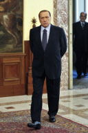 Italian Prime Minister Silvio Berlusconi meets Macedonian Prime Minister Nikola Gruevski, Rome, Italy - 05 Oct 2011