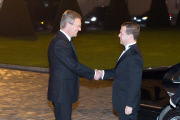 Wulff und Medwedew: Abendessen in Schloss Bellevue in Berlin