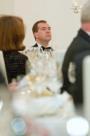 Wulff und Medwedew: Abendessen in Schloss Bellevue in Berlin