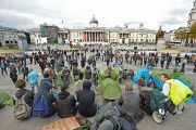 Student protest over university tuition fees and public sector cuts, London, Britain - 09 Nov 2011