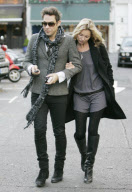 Kate Moss and Jamie Hince out and about in London, Britain - 09 Nov 2011