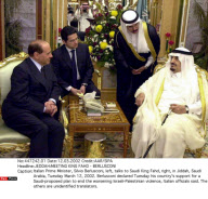 JEDDAH:MEETING KING FAHD - BERLUSCONI