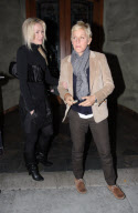 *EXCLUSIVE* Ellen DeGeneres and Portia De Rossi : Spago Date