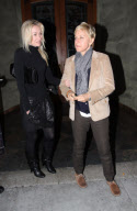 *EXCLUSIVE* Ellen DeGeneres and Portia De Rossi : Spago Date