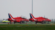 Red Arrows pilot Flt Lt. Sean Cunningham killed during accident at RAF Scampton, Lincolnshire, Britain - 08 Nov 2011