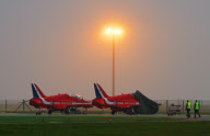 Red Arrows pilot Flt Lt. Sean Cunningham killed during accident at RAF Scampton, Lincolnshire, Britain - 09 Nov 2011