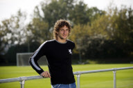 Argentine football defender Fabricio Coloccini