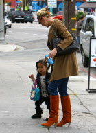 Ladie's Lunch for Katherine Heigl, Daughter Naleigh, and Her Mother Nancy