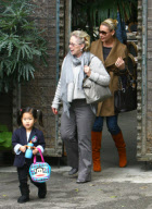 Ladie's Lunch for Katherine Heigl, Daughter Naleigh, and Her Mother Nancy