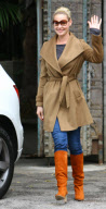 Ladie's Lunch for Katherine Heigl, Daughter Naleigh, and Her Mother Nancy
