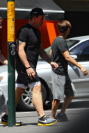 Earl star Ethan Suplee and gatsby star Toby Maguire working out Sydney.  The two could be seen working out extensively in a gym in Sydney.  Big Australia/Kirk Powell/BJ