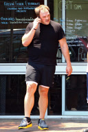 Earl star Ethan Suplee and gatsby star Toby Maguire working out Sydney.  The two could be seen working out extensively in a gym in Sydney.  Big Australia/Kirk Powell/BJ