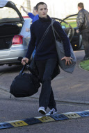 The son of Pink Floyd's David Gilmour, Charlie Gilmour, 21, leaving Wayland Prison in Norfolk after serving four months of a16-month sentence