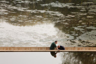 Sunken Pedestrian Bridge, Fort Roovere, Halsteren, Netherlands - 14 Nov 2011