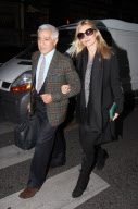 British model Kate Moss leaves Ritz hotel in Paris to go back to London
