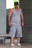 'Excess Baggage' celebrity contestants files into Sydney.  Big Australia/Kirk Powell/BJ