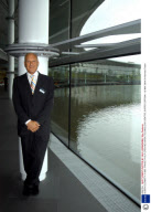 QUEEN ELIZABETH II AND PRINCE PHILIP OPEN MCLAREN TECHNOLOGY CENTRE, SURREY, BRITAIN - 12 MAY 2004